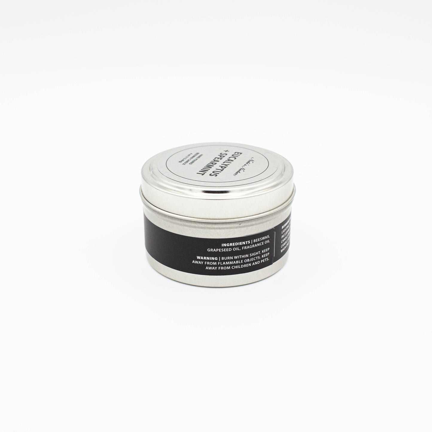 Eucalyptus & Spearmint Beeswax Candle Tin