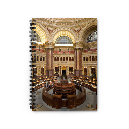 Library of Congress Reading Room Spiral Notebook