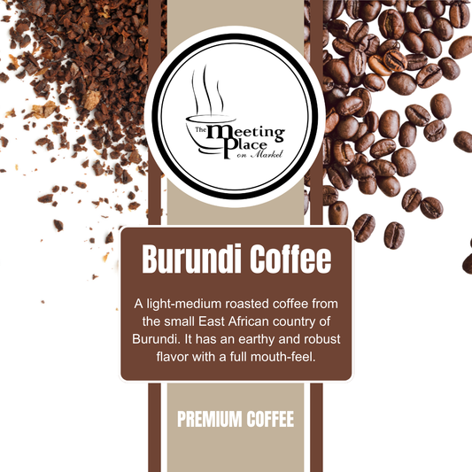Burundi Medium-Light Roast Single Origin Coffee Beans / Ground Coffee
