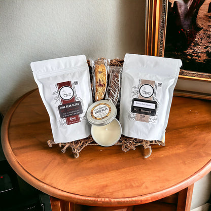 WOW Welcome Home Gift Basket! Coffee, Biscotti, and Candle Gift