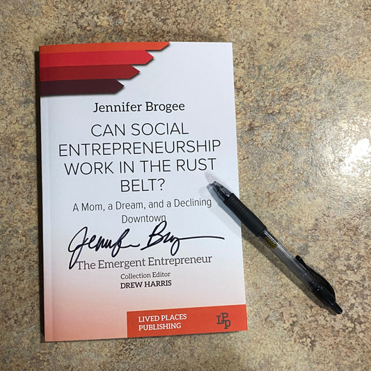 Signed Copy of the Story of The Meeting Place (Can Social Entrepreneurship Work...) by Jennifer Brogee