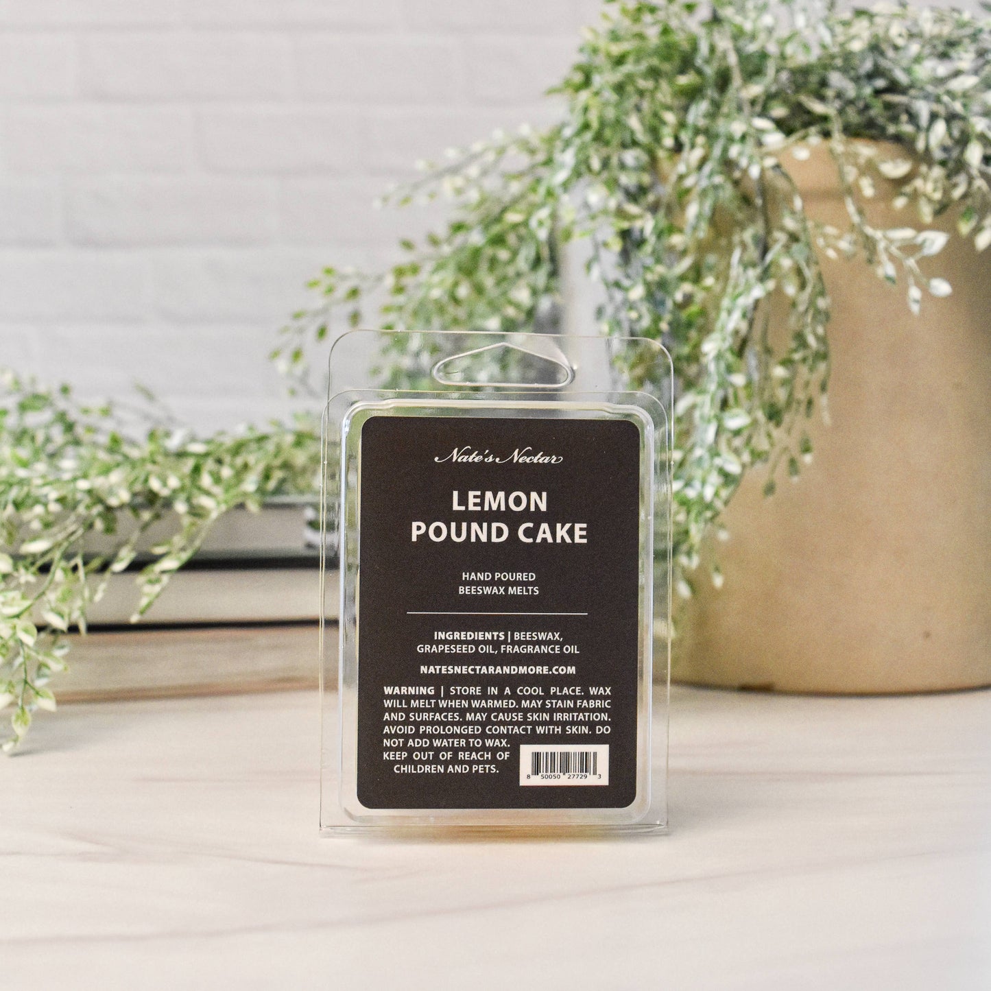 Lemon Pound Cake Beeswax Candle: Tin