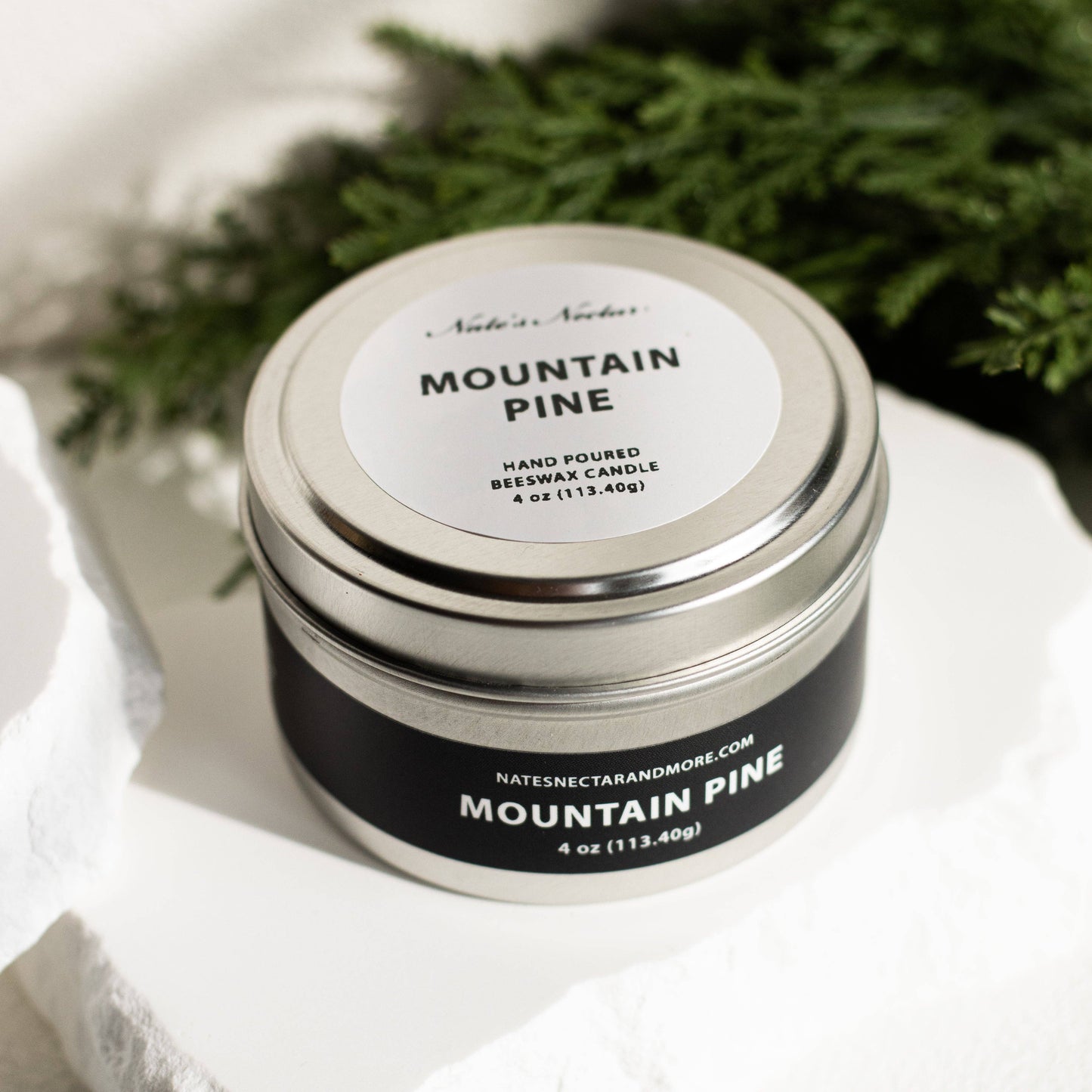 Mountain Pine Beeswax Candle