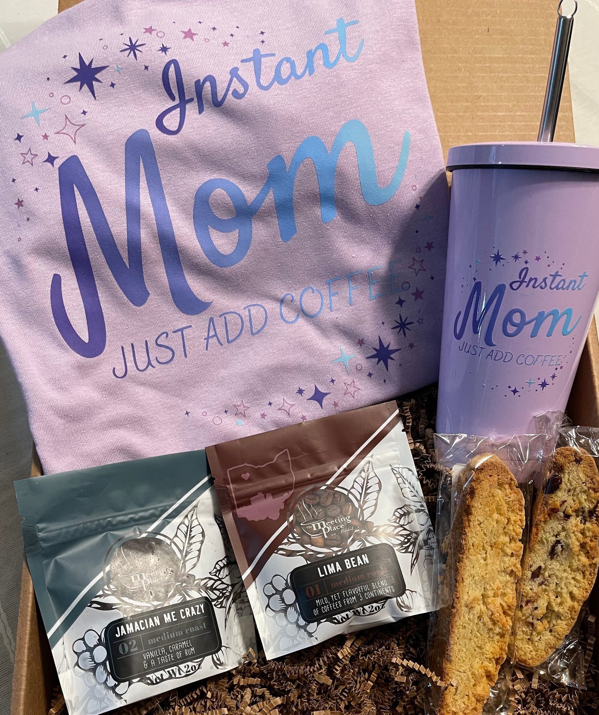 Instant Mom gift box for birthday or mother's day