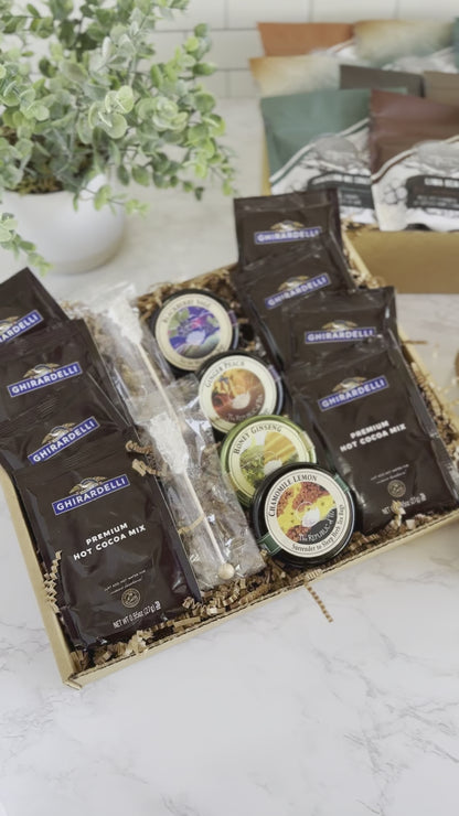 Mega Gourmet Coffee, Tea, Cocoa & Treats Gift Box