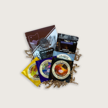 Coffee, Hot Chocolate and Tea Gift Box Thank You Gift Basket - The Meeting Place on Market