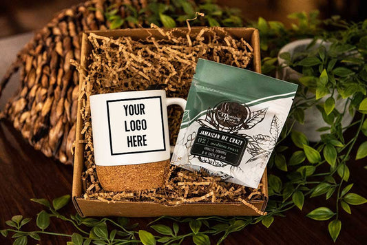 Custom Logo Mug and Gourmet Coffee Gift Box Corporate Gift Baskets - The Meeting Place on Market