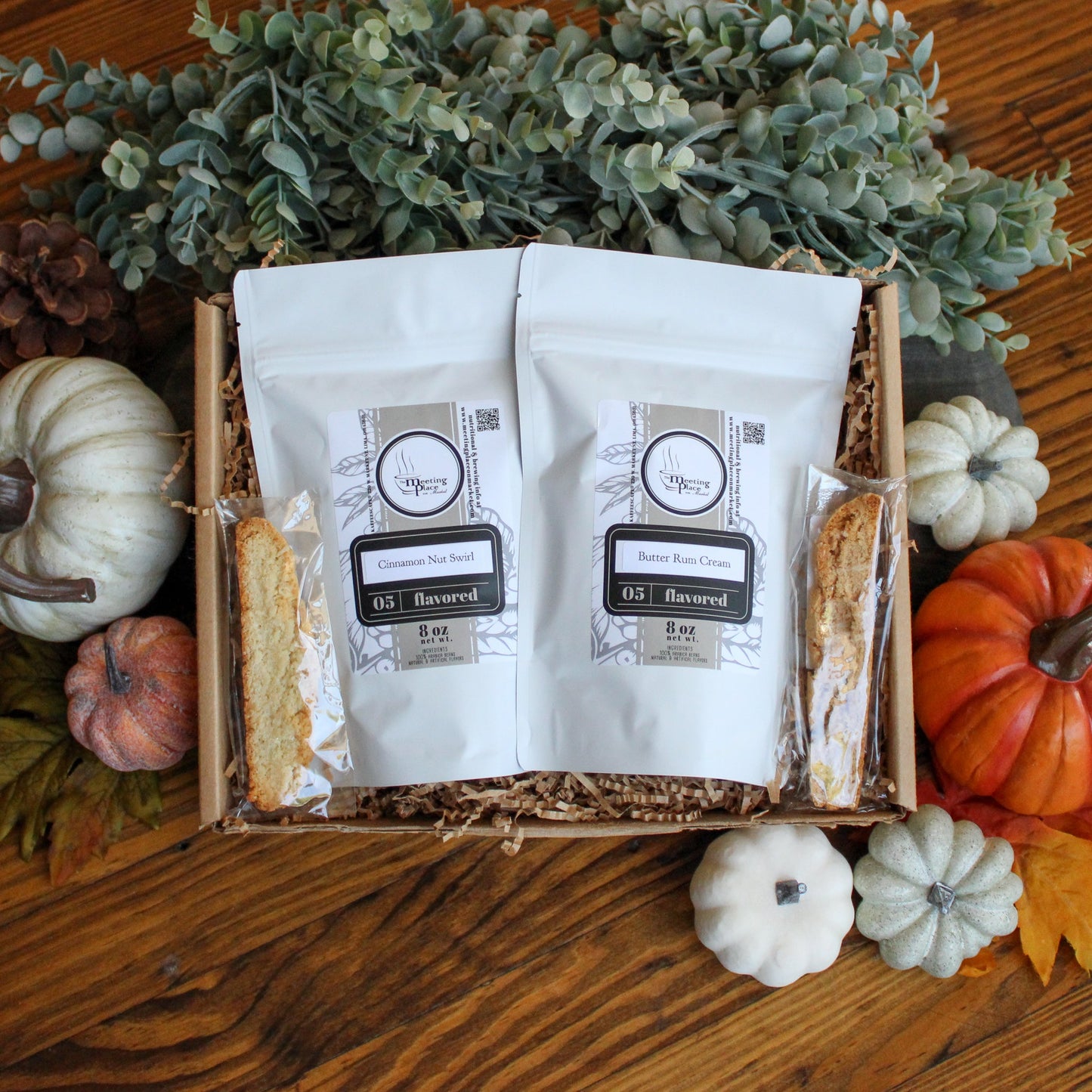 Fall Autumn Coffee Gift Box, Thanksgiving Gift Basket, Pumpkin Spice Coffee Fall / Autumn Gifts - The Meeting Place on Market