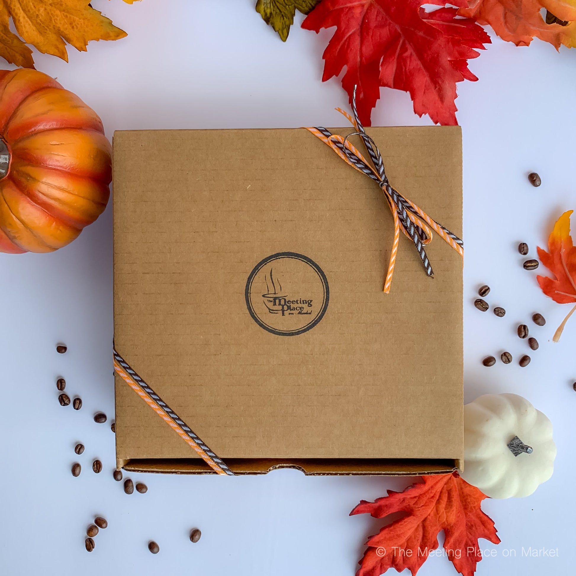 Fall Holiday Coffee Sampler Gift Box, Thanksgiving Gift Basket, Pumpkin Spice Coffee Fall / Autumn Gifts - The Meeting Place on Market