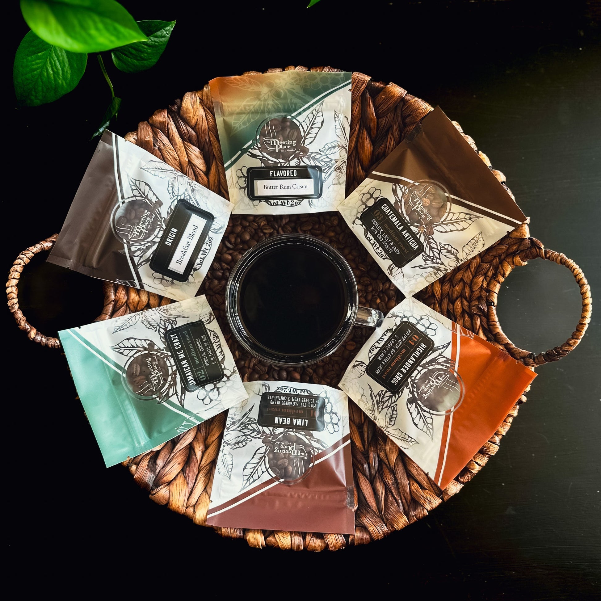4 Single Pot Coffee Sampler Gift Set-Waupaca Dance