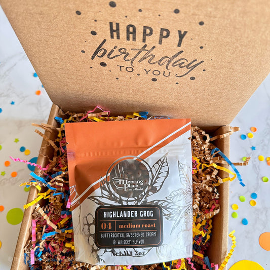 Happy Birthday Coffee Gift - Say It With Coffee CoffeeMail Gift Box - The Meeting Place on Market