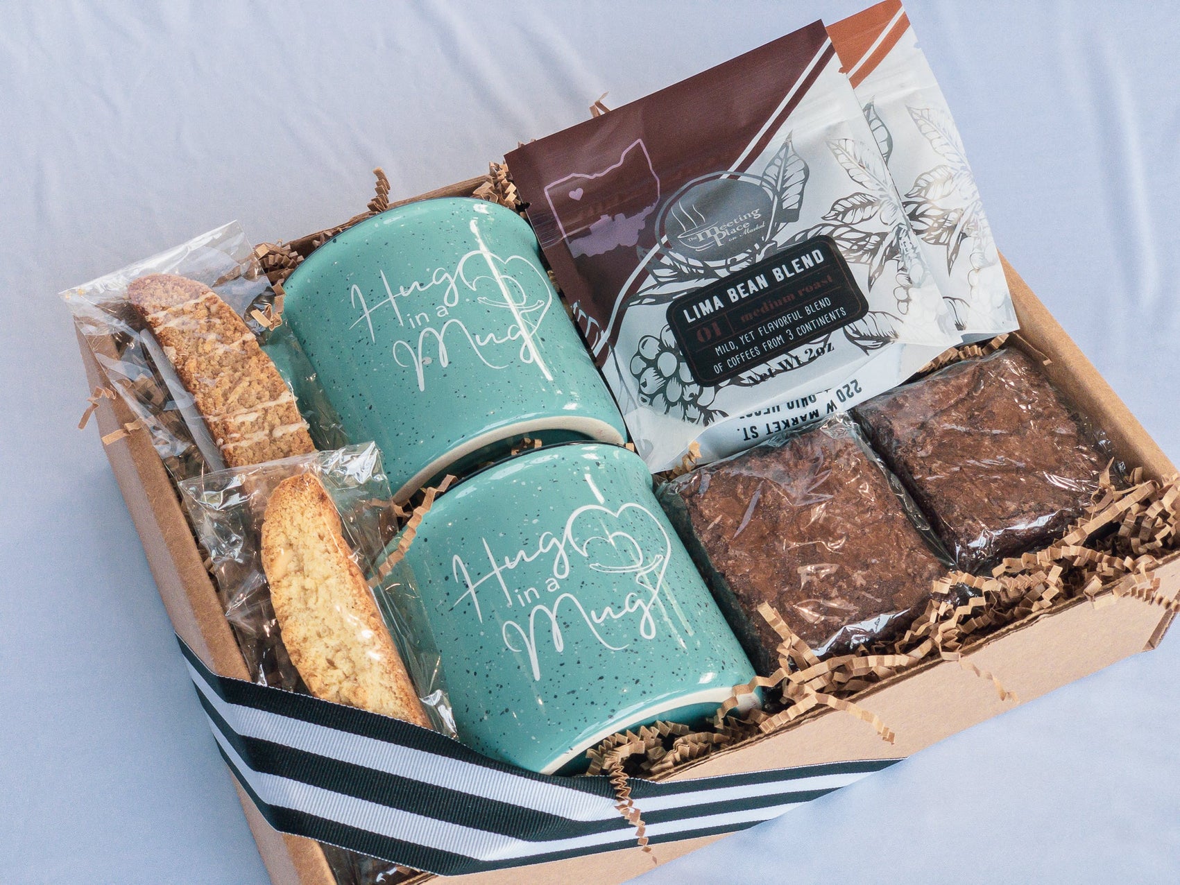 Hug in a Mug Gift Box for Two Congratulations - The Meeting Place on Market