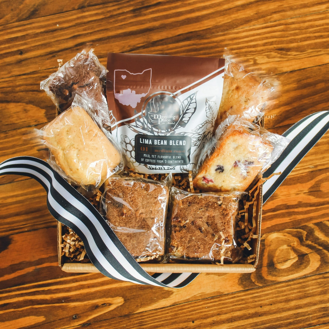 Junior Breakfast Gift Basket | Baked Goods plus Coffee or Tea! Birthday Gift Basket - The Meeting Place on Market