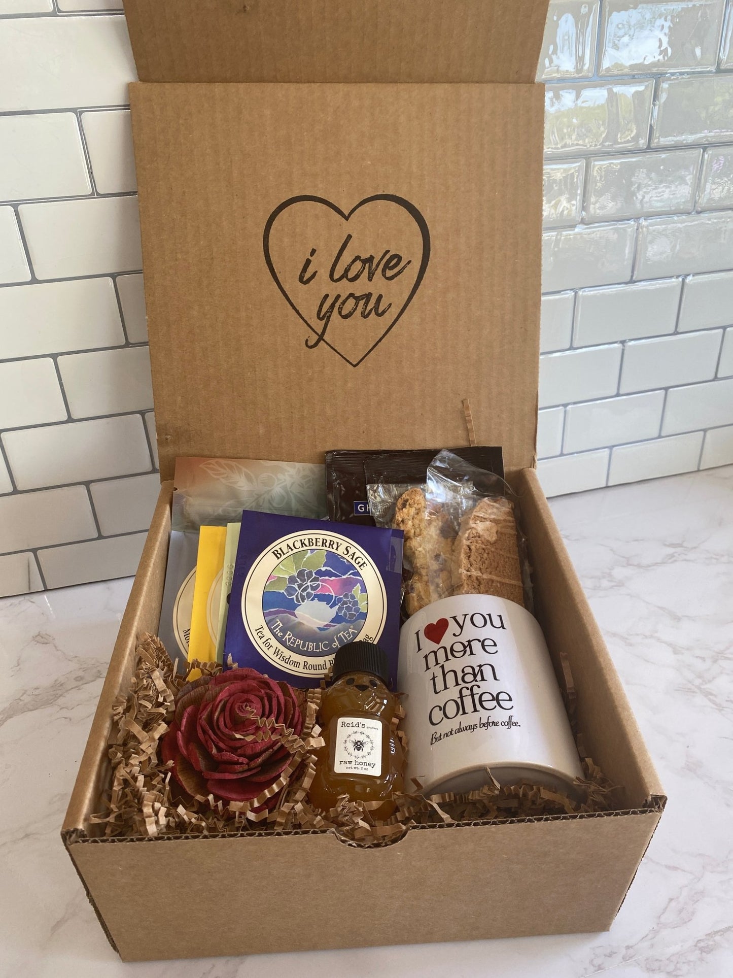Love You More Than Coffee, But Not Always Before Coffee Gift Box Love and Family Gift Basket - The Meeting Place on Market