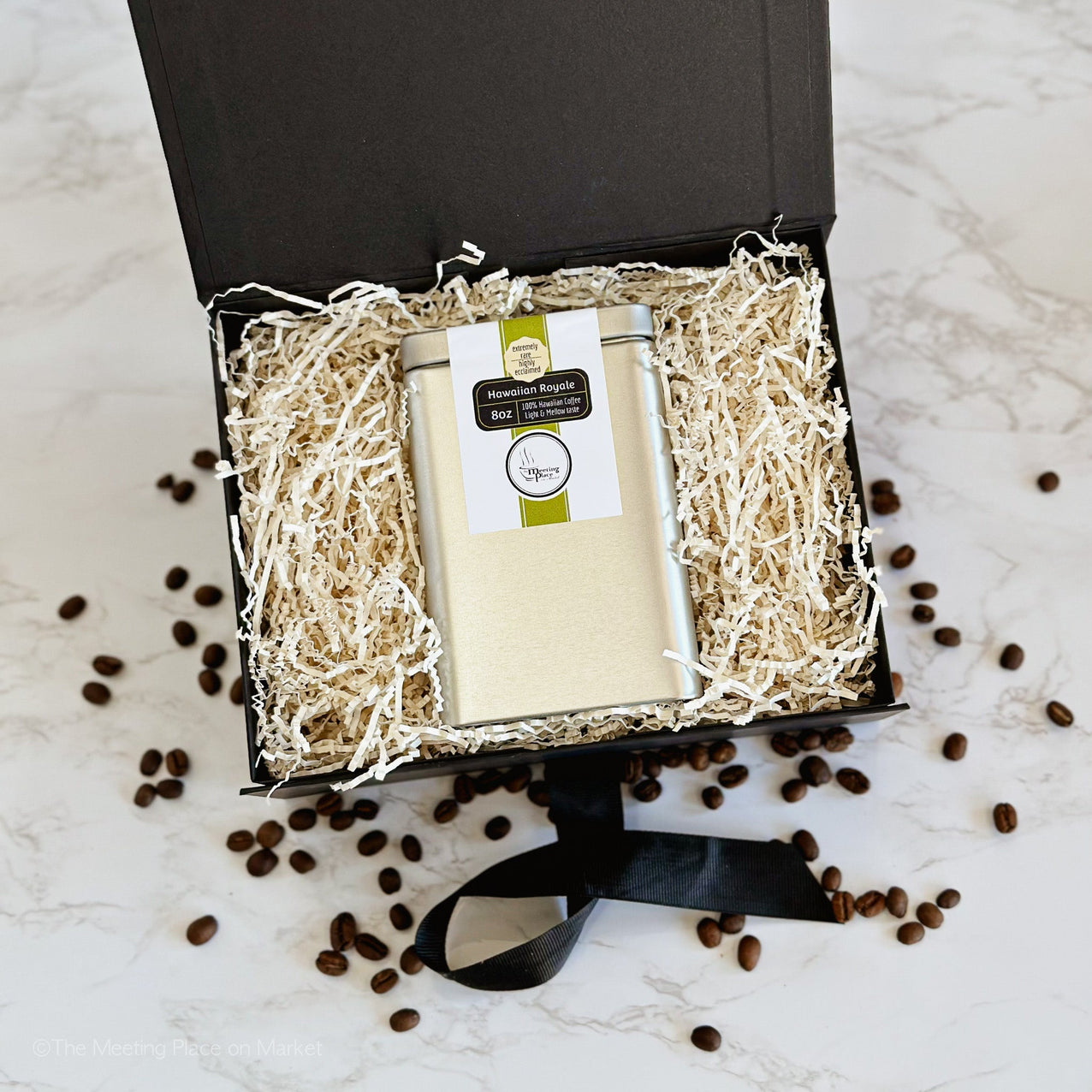 Luxury Coffee Gift Box with Hawaiian Royale Coffee, 100% Hawaiian Coffee from Maui Gourmet Coffee - The Meeting Place on Market
