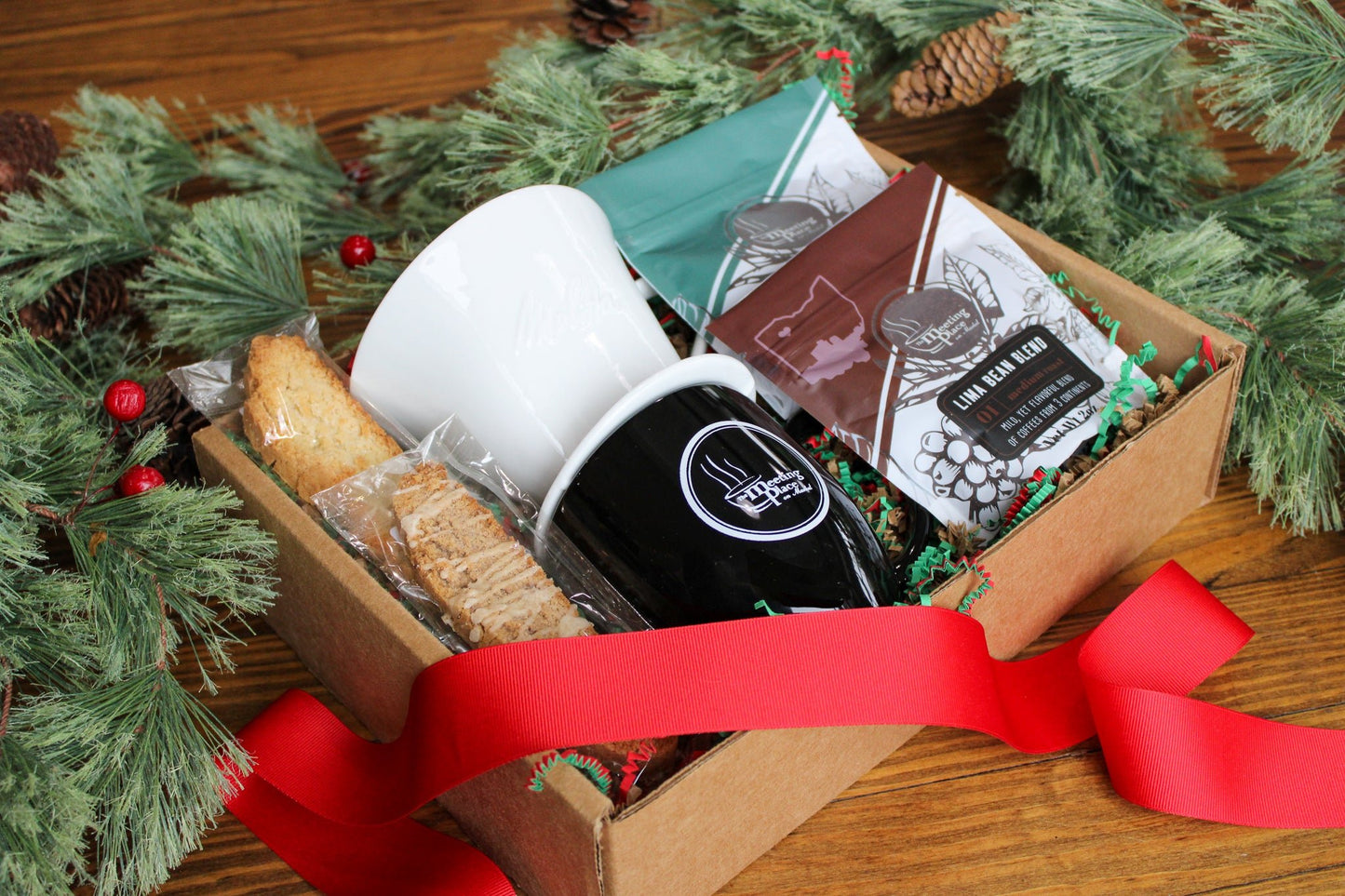 Pour-Over Coffee Lover Holiday Gift Box Christmas Gift Basket - The Meeting Place on Market