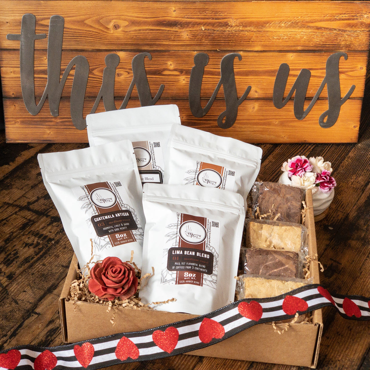 Premium Coffee Lovers Valentine's Gift Valentine's Day Gift Basket - The Meeting Place on Market