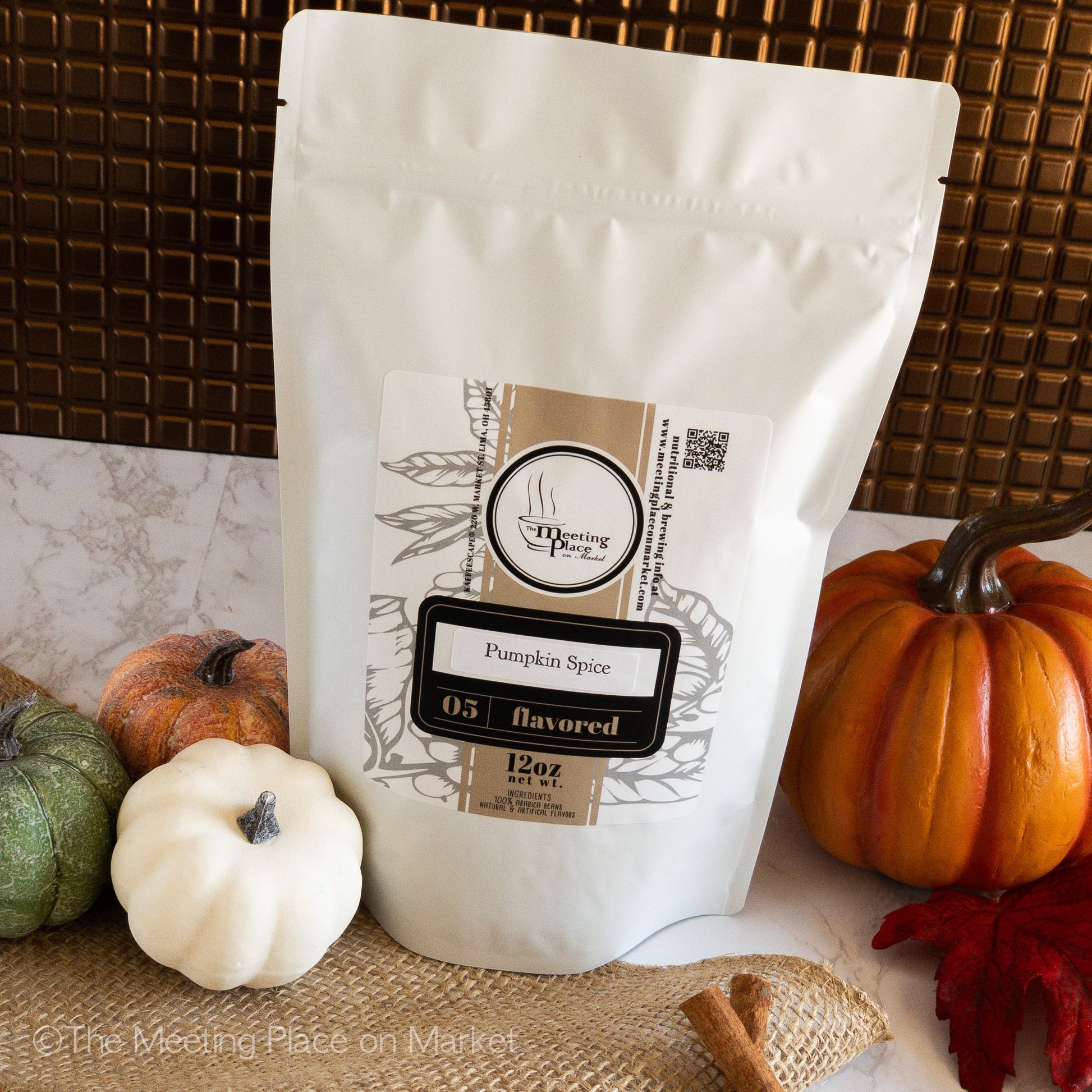 Pumpkin Spice Flavored Coffee Beans / Ground Coffee Gourmet Coffee - The Meeting Place on Market