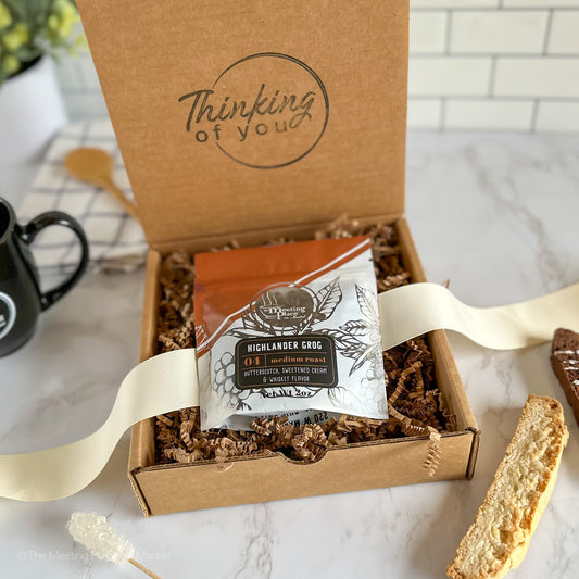 Thinking of You Gift Coffee Gift - Say It With Coffee CoffeeMail Gift Box - The Meeting Place on Market