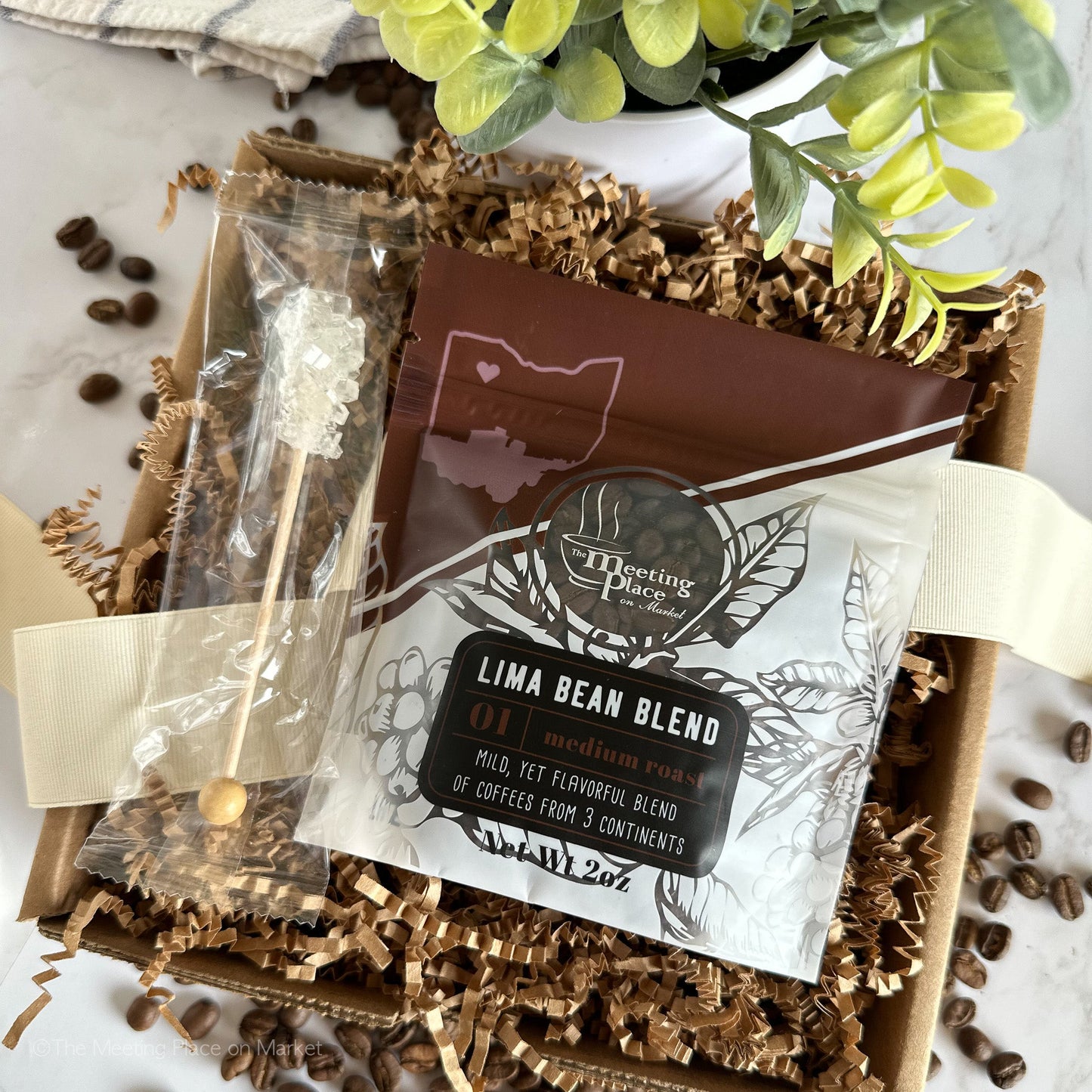 Thinking of You Gift Coffee Gift - Say It With Coffee CoffeeMail Gift Box - The Meeting Place on Market